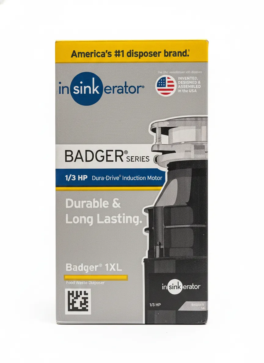 InSinkErator Badger 1XL Garbage Disposal 1/3 H
