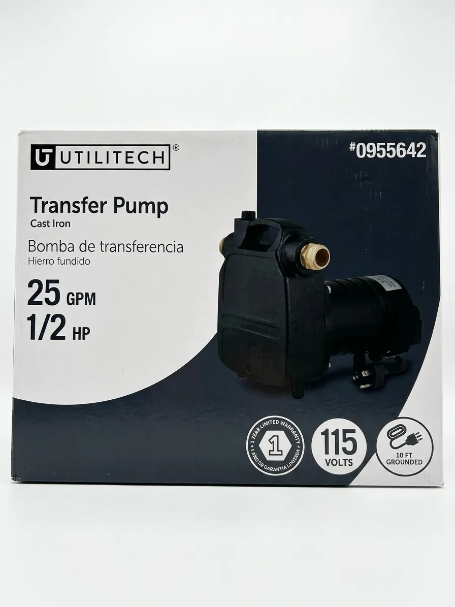 Utilitech 0.5-HP Cast Iron Electric Utility Pump (0955642)