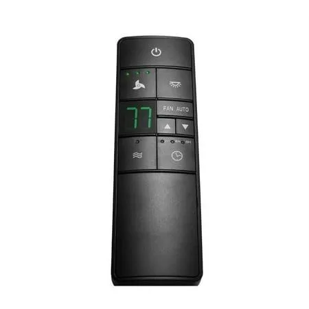 Hampton Bay 98108 3-Speed Universal Ceiling Fan Thermostatic Remote Control, Black