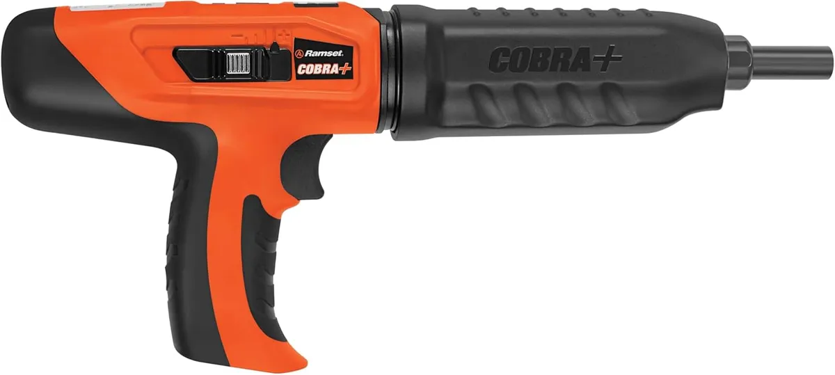 Cobra Plus 0.27 Caliber Semi-Automatic Powder Actuated Tool (PAT) with Silencer