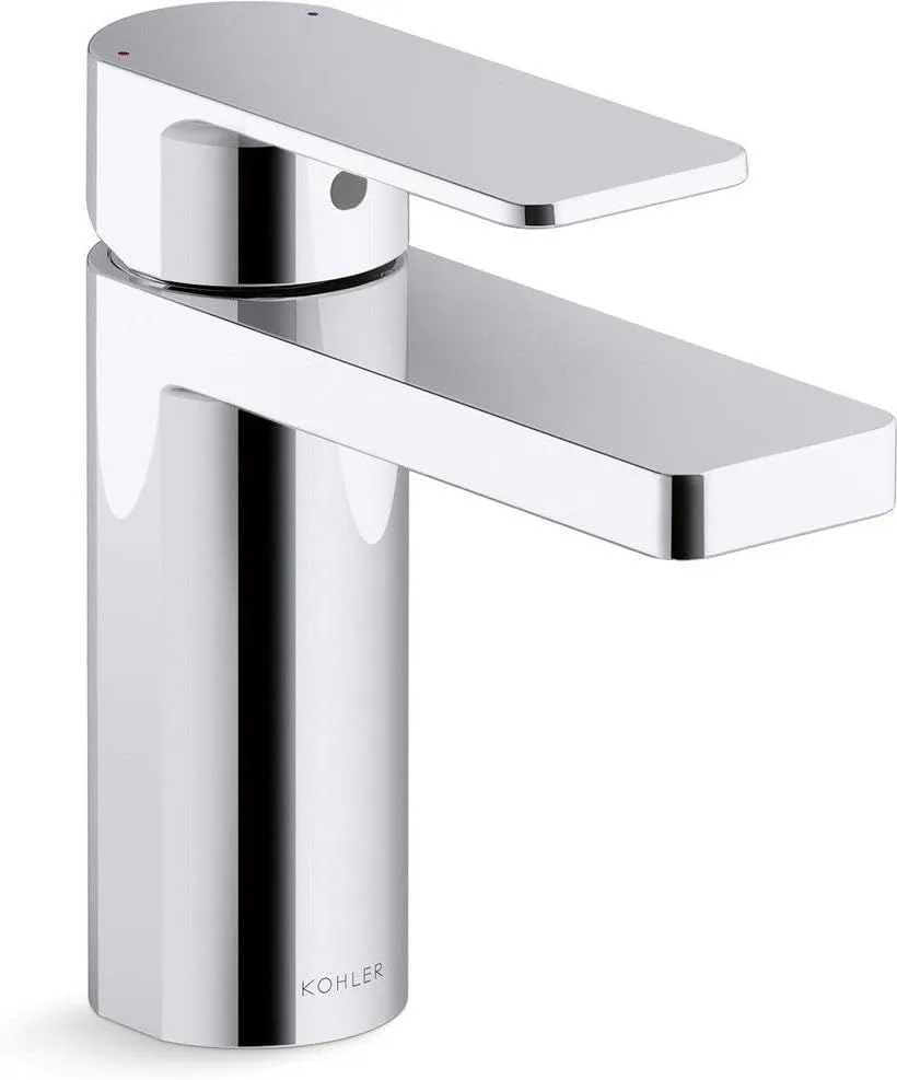 Kohler Parallel K-23472-4 Single-Hole Bathroom Faucet Chrome Polished