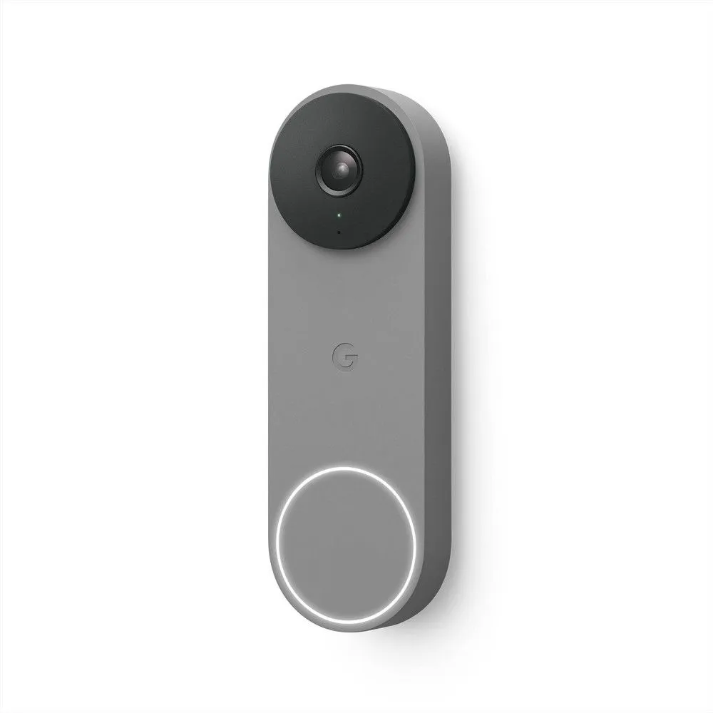 Google Nest Doorbell Wired 2nd Generation Gray Motion Detection Night Vision