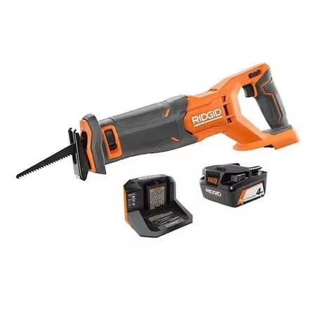 RIDGID 18V Cordless Reciprocating Saw Kit with Charger