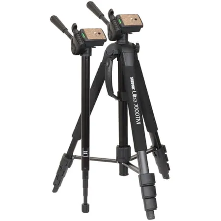 Sunpak - PlatinumPlus Ultra 7000 2-in-1 70" Tripod and Monopod - Silver