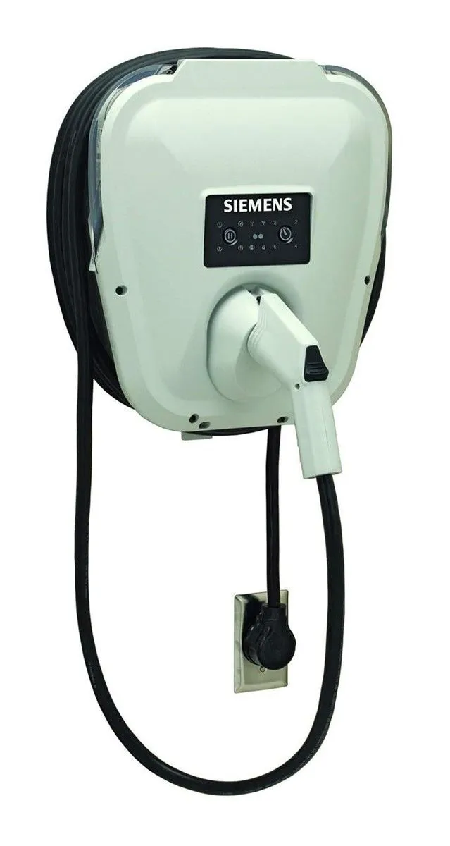 Siemens VC30GRYU Versicharge 30-Amp Electric Vehicle Charger with Flexible Indoor/Outdoor and 20-Feet Cord