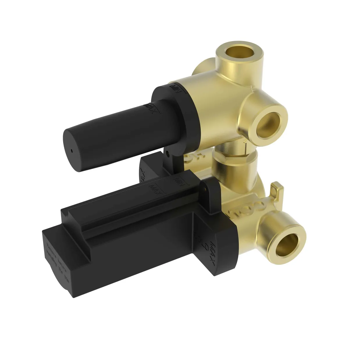 Newport Brass 1-744 Luxtherm 1/2" Thermostatic Rough-In Valve, Brass