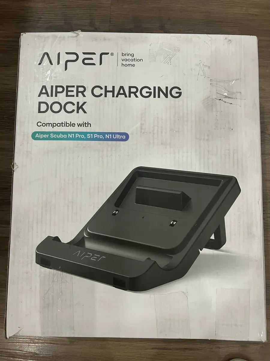 Cordless Charging Dock for Scuba N1 Pro, S1 Pro, N1 Ultra Robotic Pool Cleaner, Better Storage/Black