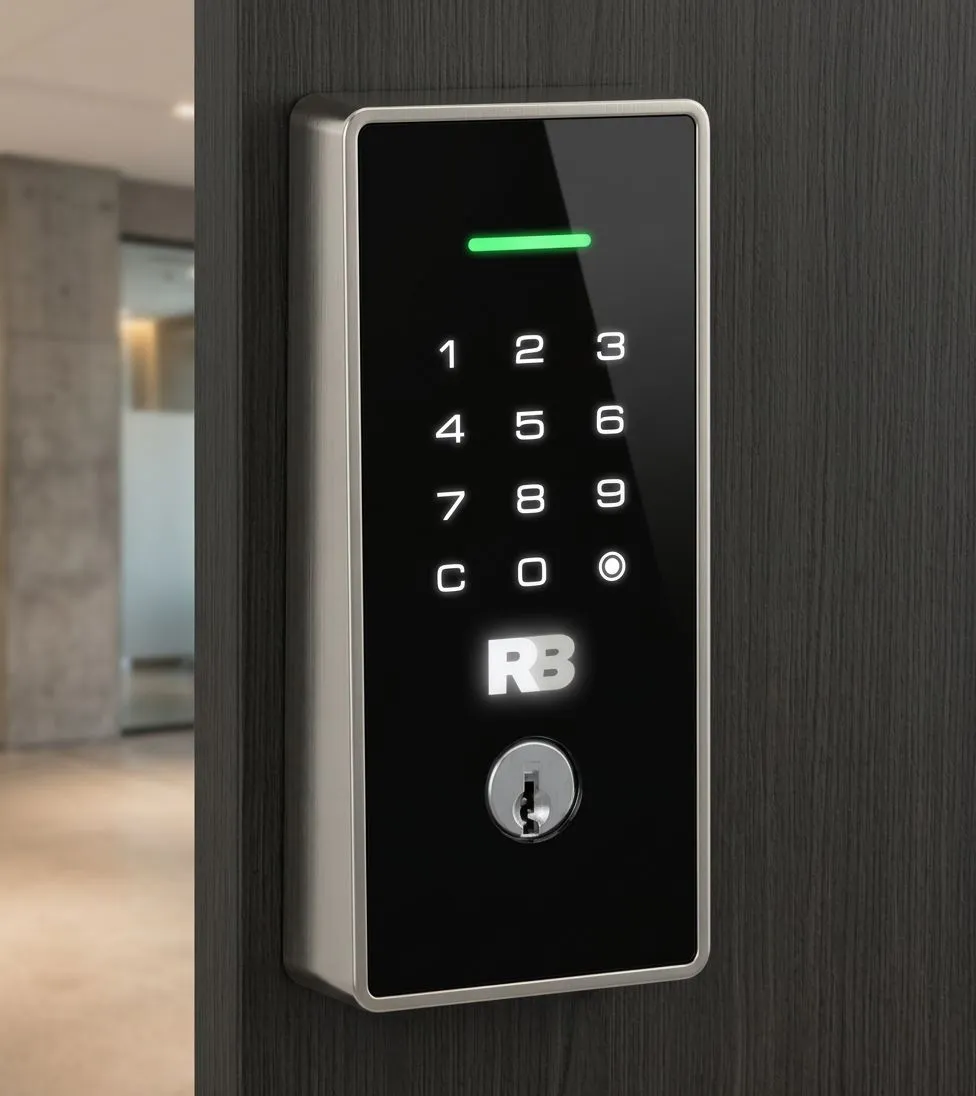 RELIABILT Rollins Satin Nickel Keypad Electronic Deadbolt Lock