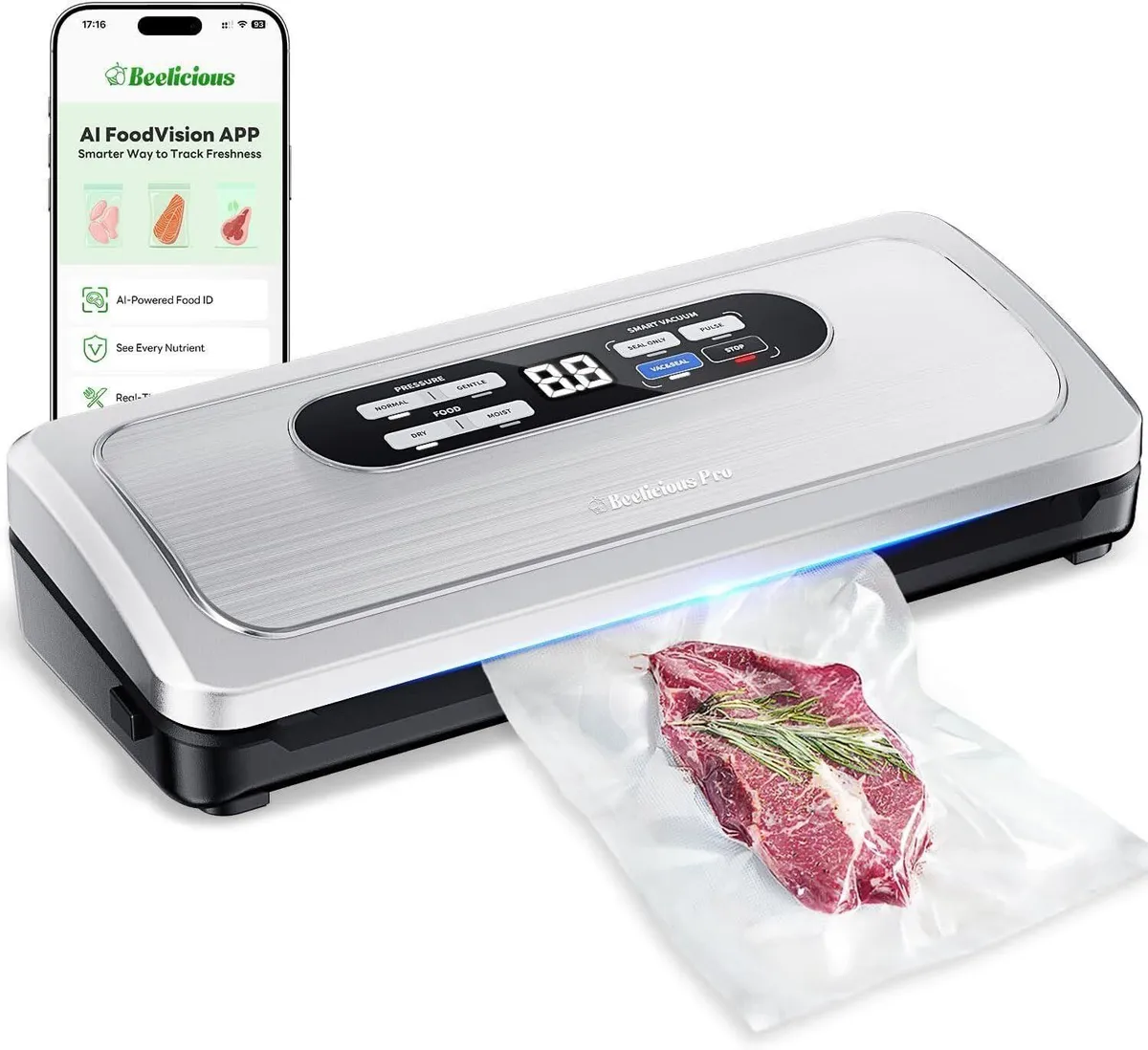 Beelicious Pro Vacuum Sealer with ProSeal System 10-in-1