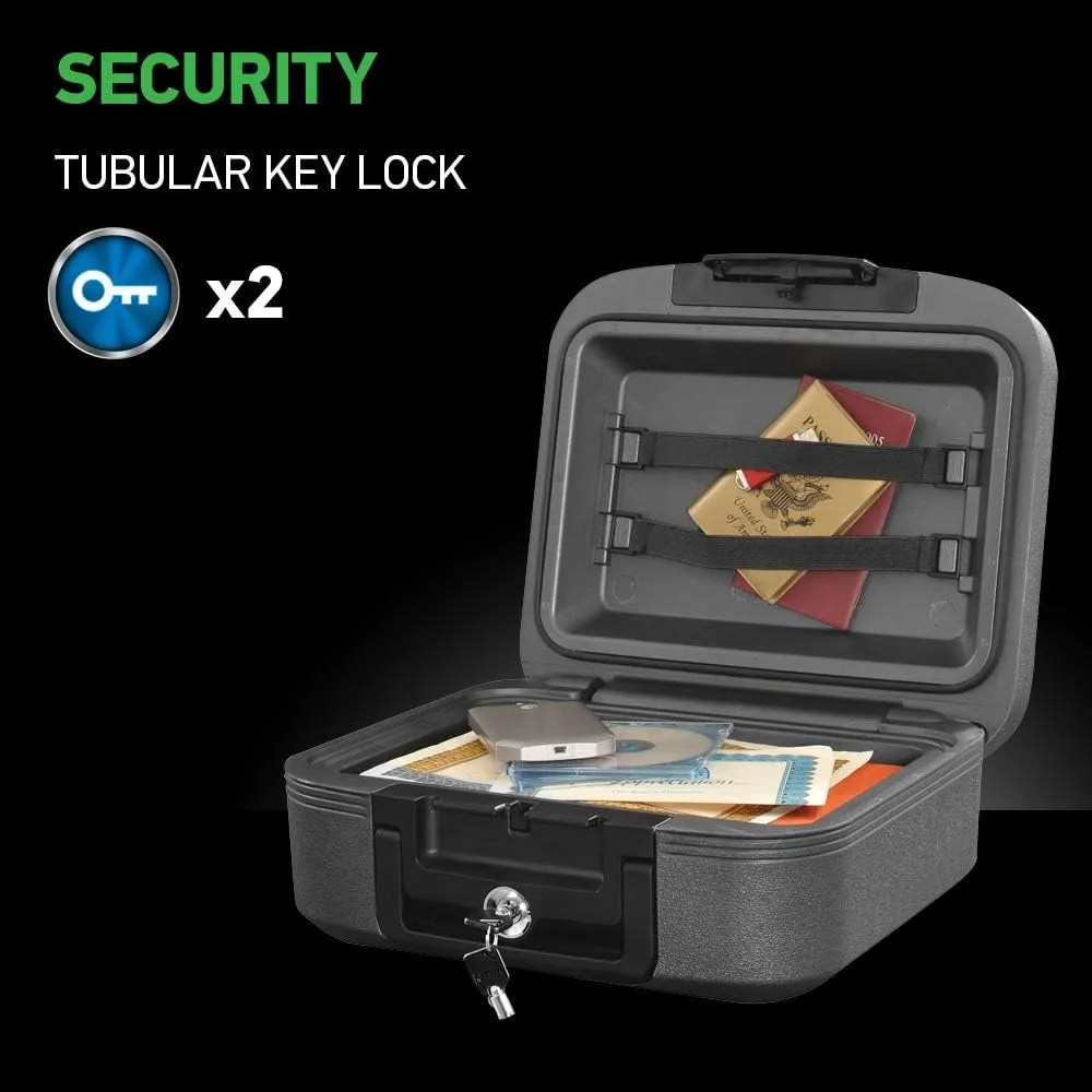 SentrySafe 0.28-cu ft Keyed Fire Resistant Waterproof Chest Safe