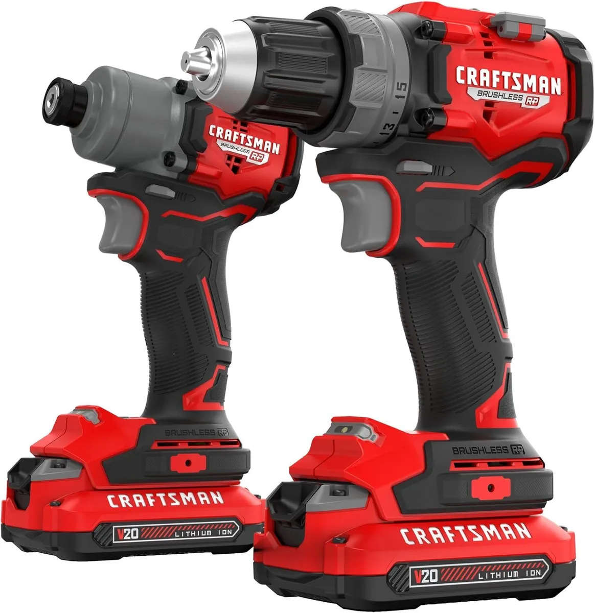 Craftsman V20 RP 20-Volt Brushless 2-Tool Combo Kit with Batteries and Charger