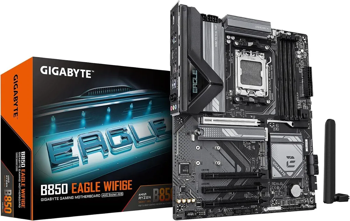 GIGABYTE B850 Eagle WiFi 6E Socket AM5 ATX DDR5 Motherboard
