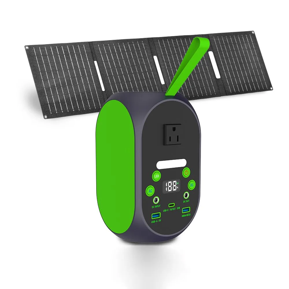 120W Portable Solar Power Station with 30W Solar Panel - Van Life and Camping Generator