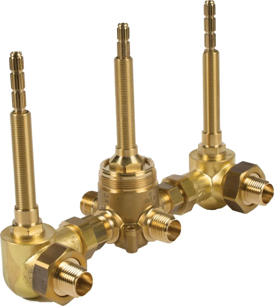 CALIFORNIA FAUCETS 3-VR 3 HANDLE TUB AND SHOWER VALVE