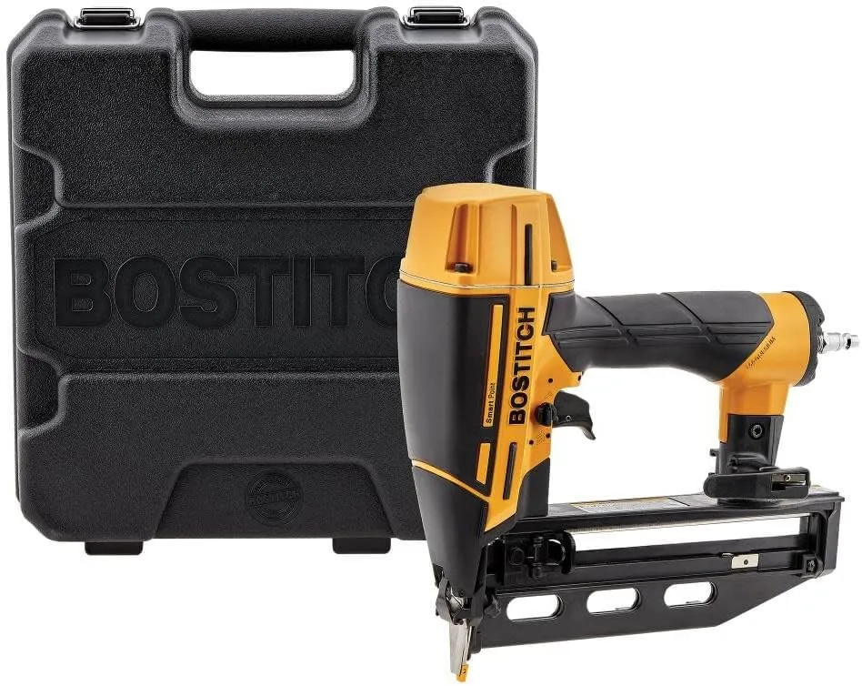 Bostitch Smart Point Pneumatic 16 Ga. Finish Nailer Kit