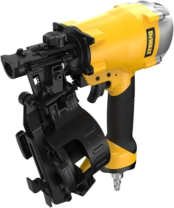 DEWALT 1-3/4 in. 15 Degree Pneumatic Coil Roofing Nailer - DW46RN