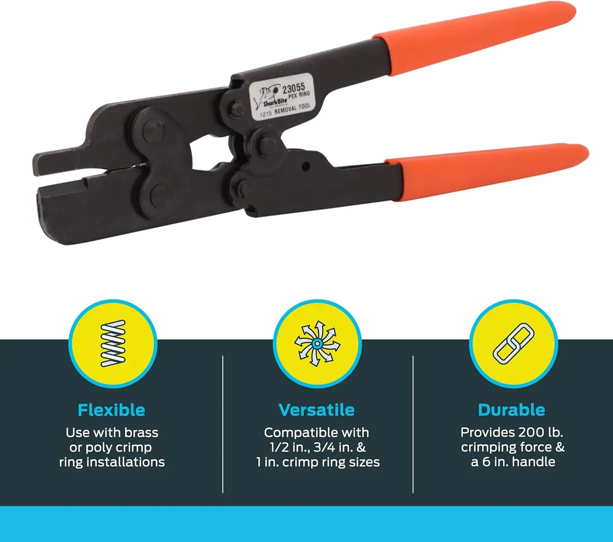 SharkBite 1/2-in to 1-in Pex Crimp Ring Removal Tool
