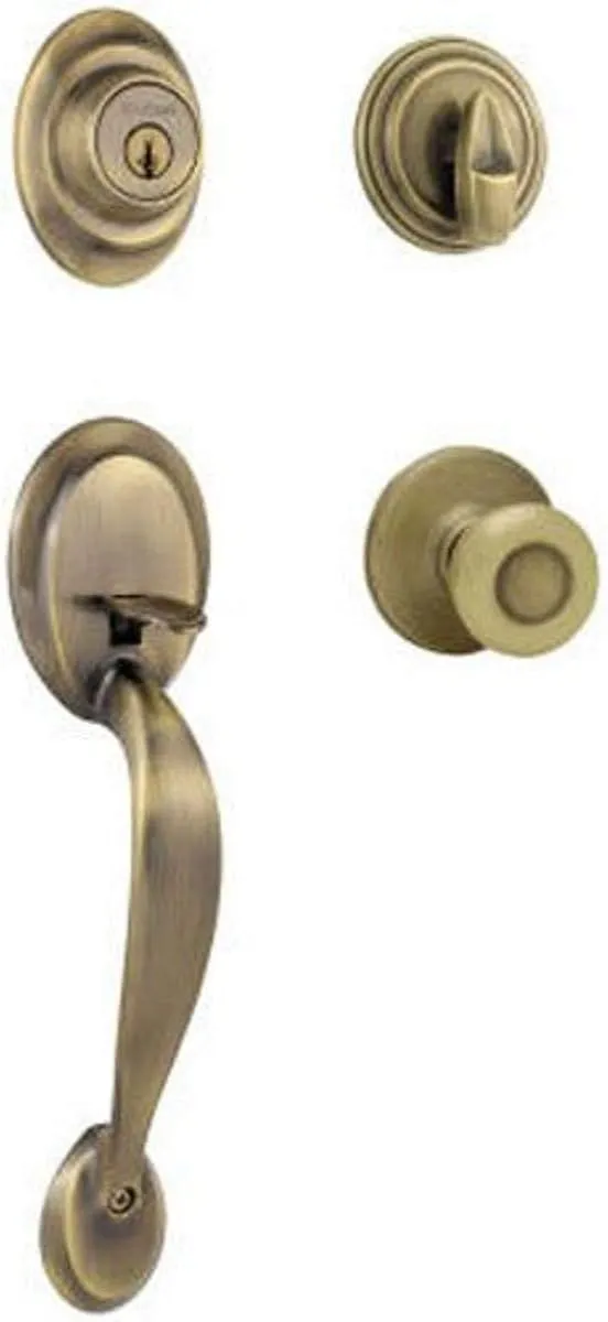 Kwikset Security Series SmartKey Front Door Lock Set 687DAXT 5 SMT