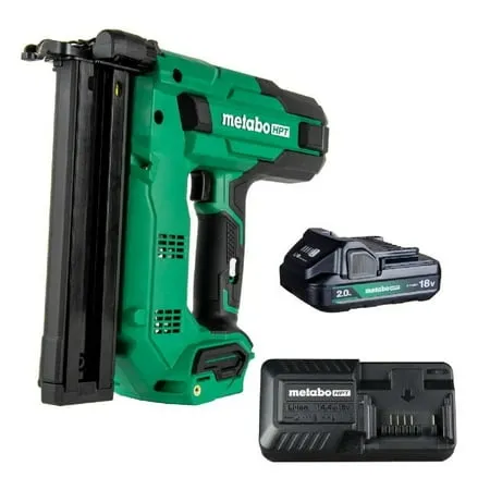Metabo Hpt 18V Multivolt 18-Gauge 1-1/2 Inch Narrow Crown Stapler 2Ah Kit