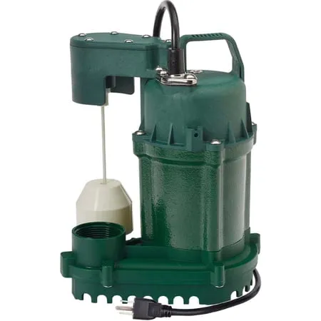 Zoeller 1/3 HP 115V Cast Iron Submersible Sump Pump 1073