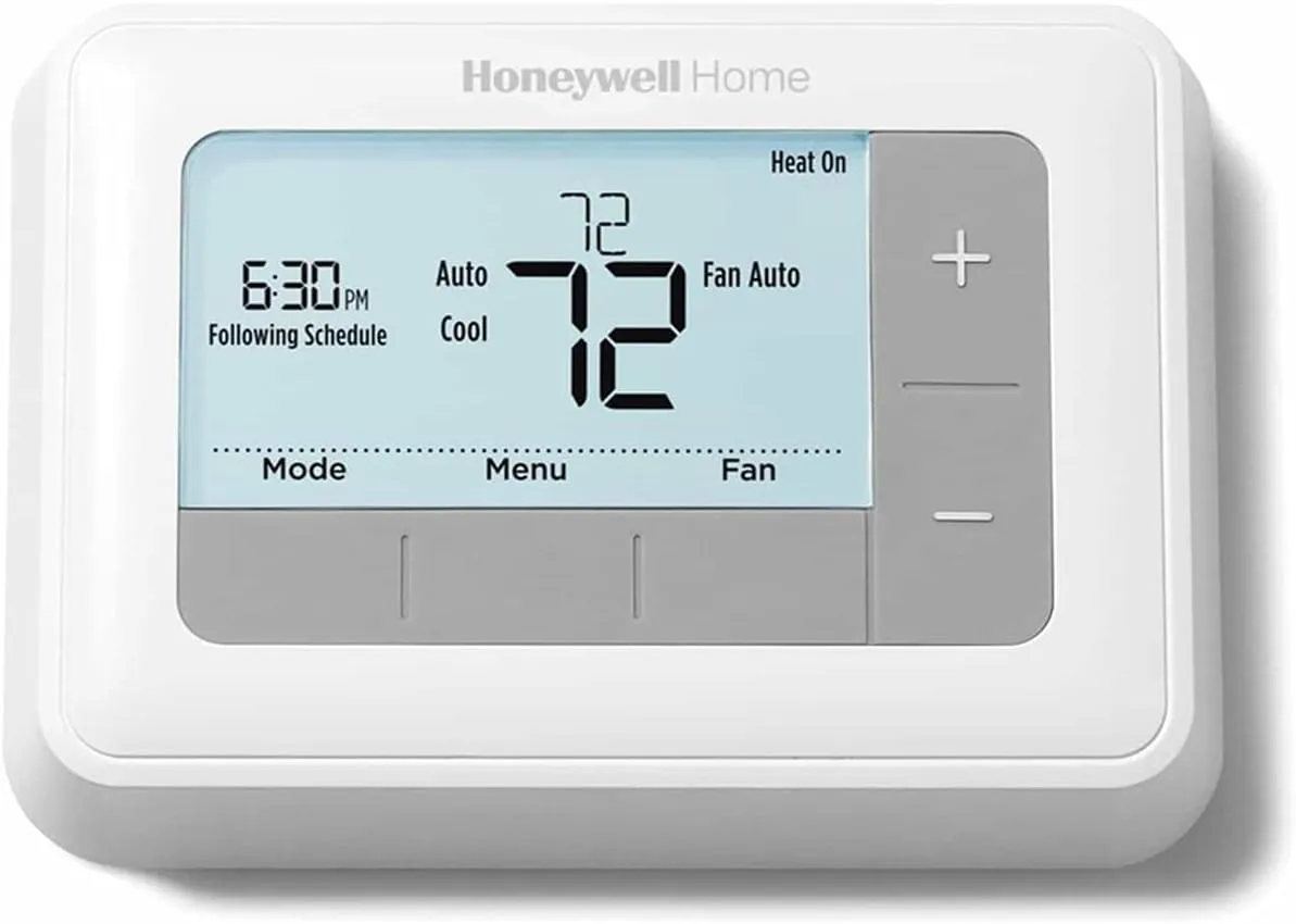 Honeywell RTH7560E Gray/White 7-Day Programmable Thermostat