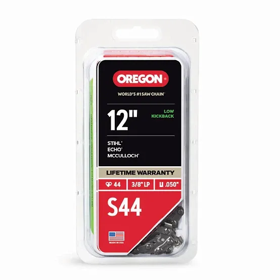 S44 AdvanceCut Saw Chain for 12 in. Bar - 44 Drive Links - Fits Echo, Stihl, McCulloch, Remington, Poulan and More
